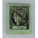 ARGENTINA 1864 GJ 4 CORRIENTES COLOR VERDE AMARILLO ESTAMPILLA TIPO 4 DE LA PLANCHA GRANDES MARGENES U$ 45